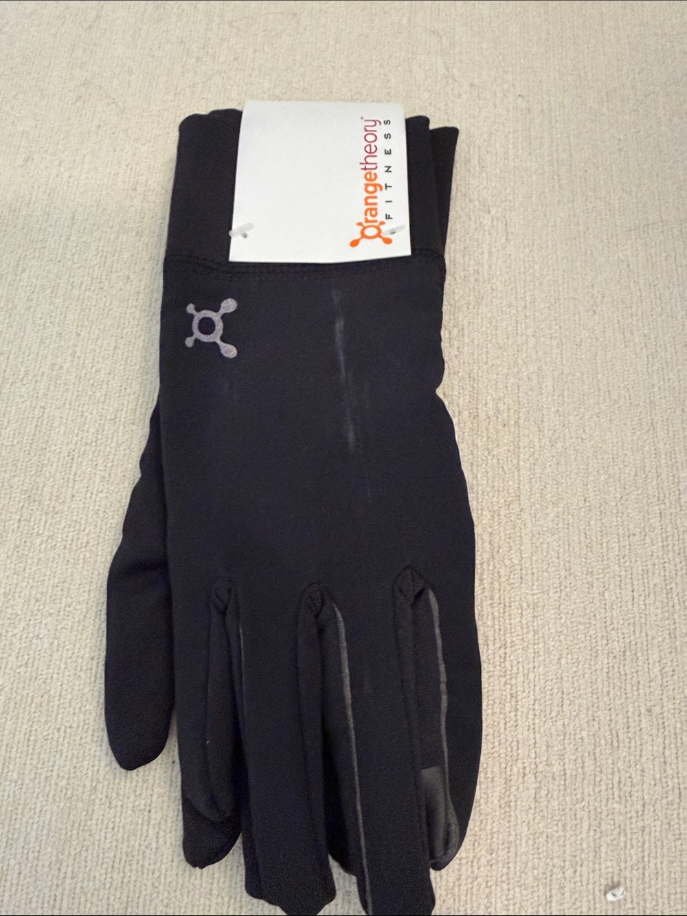 NWT Orangetheory Tech Gloves. Black Size Small.